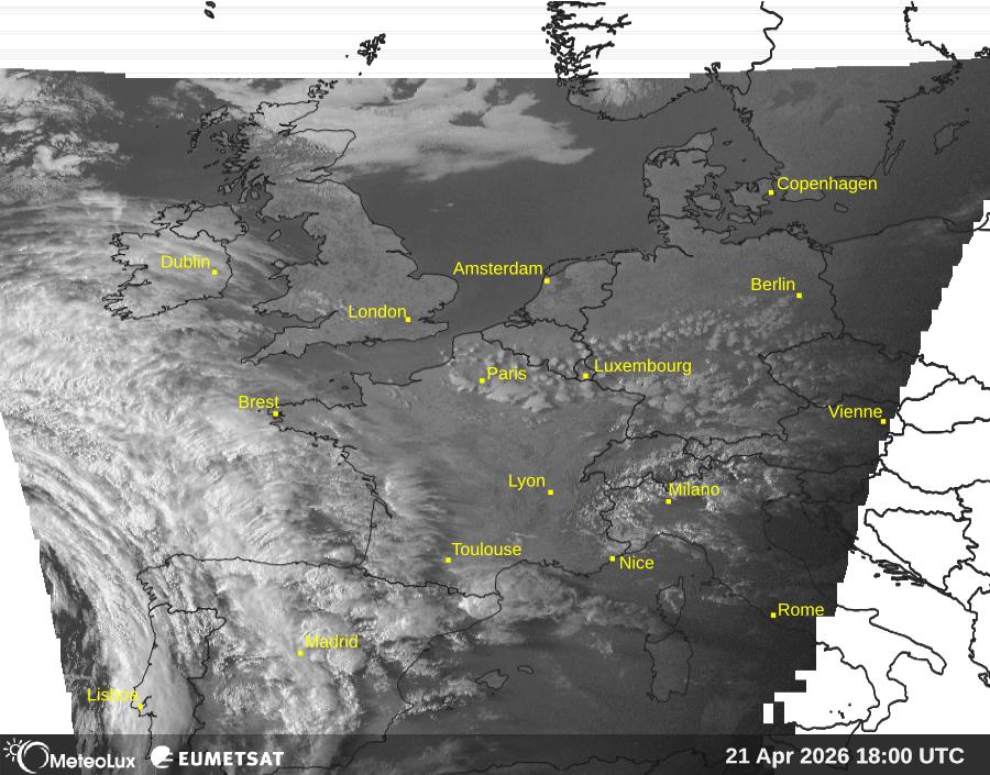 Wiedergabe von visuellen Satellitenbildern