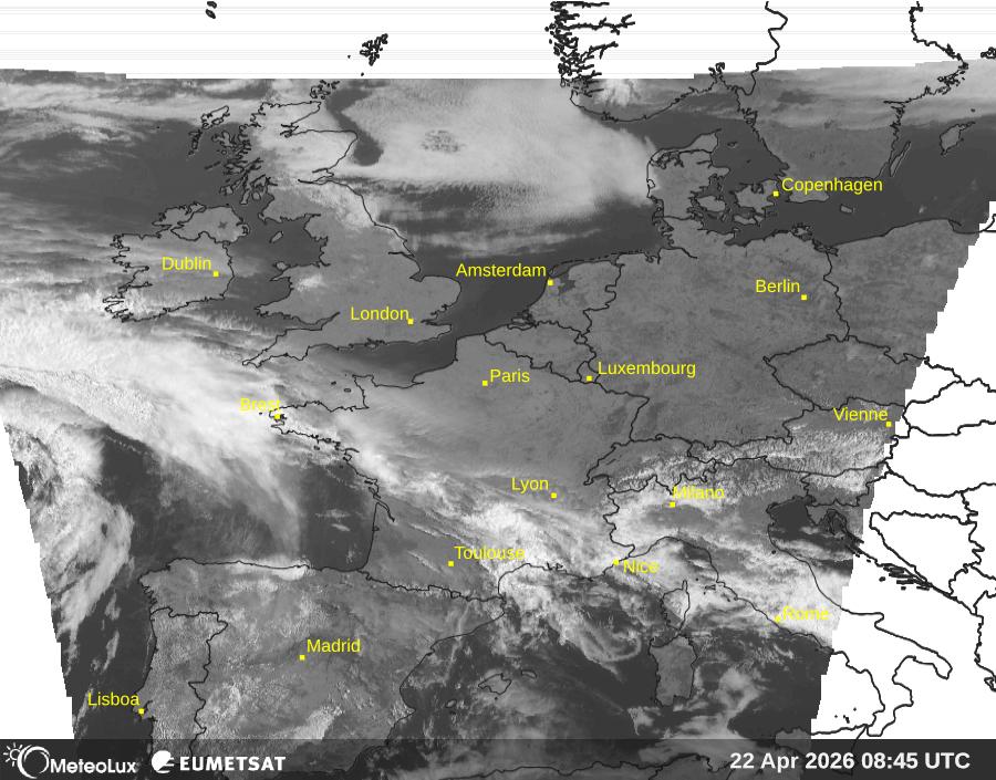 Wiedergabe von visuellen Satellitenbildern