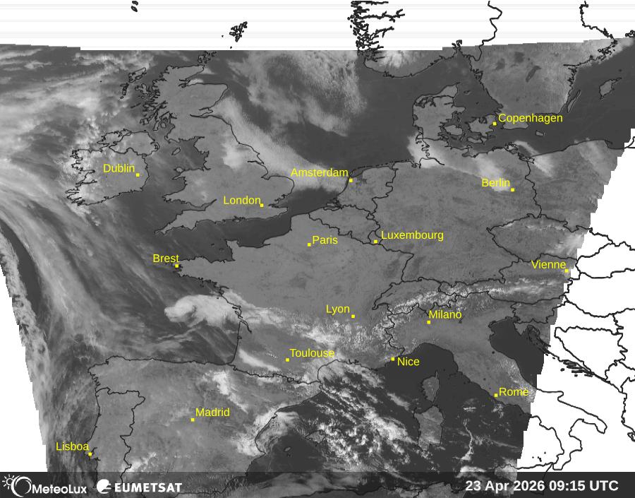 Wiedergabe von visuellen Satellitenbildern