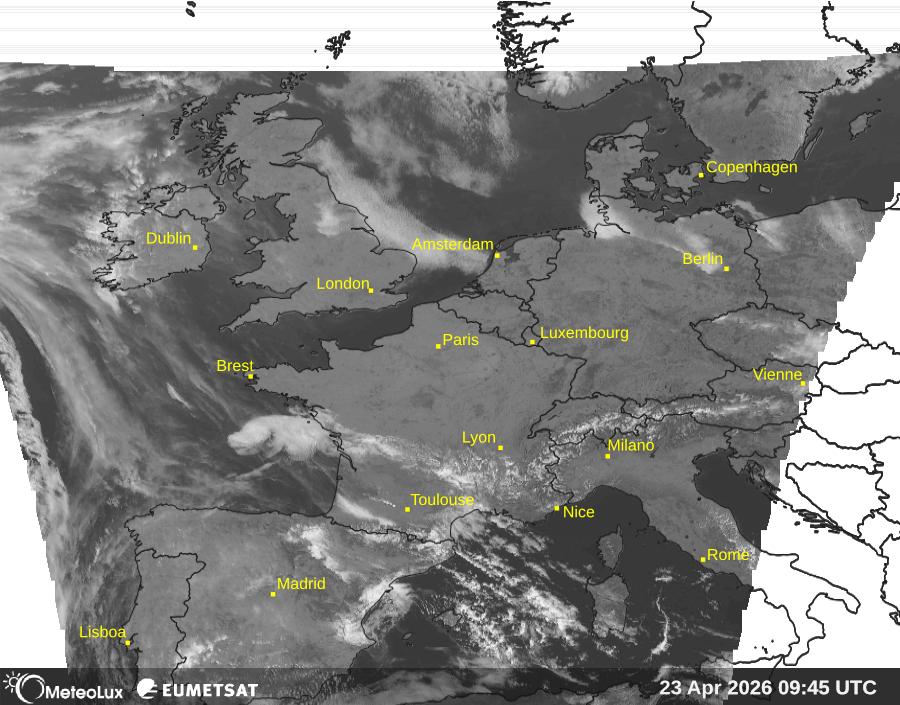 Wiedergabe von visuellen Satellitenbildern