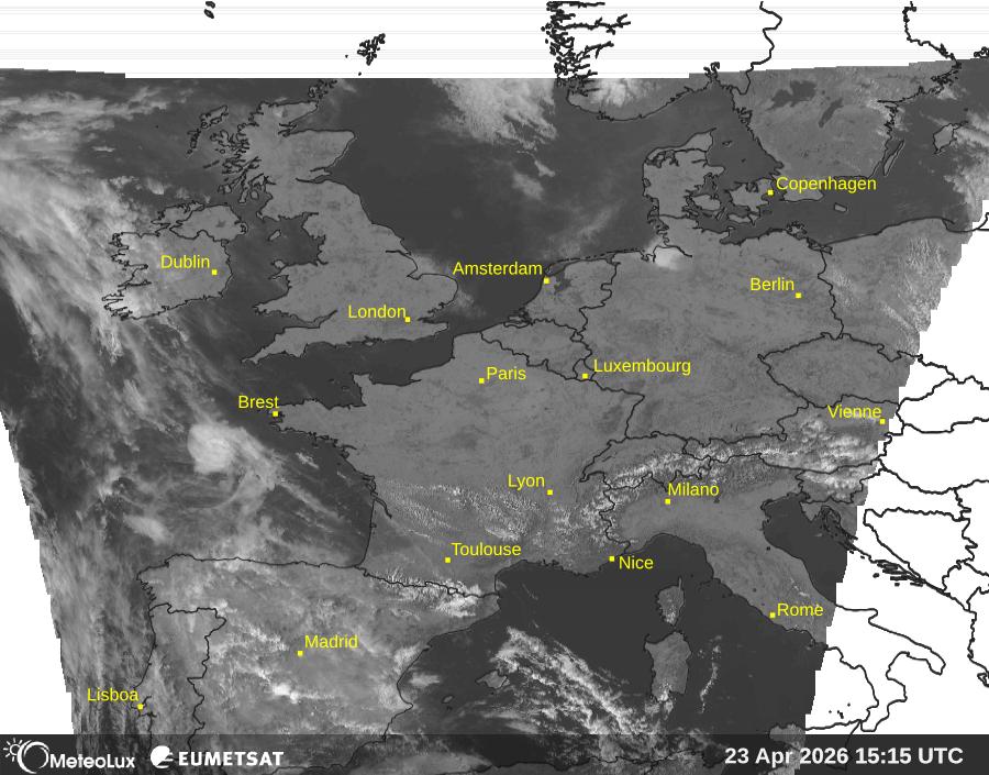 Wiedergabe von visuellen Satellitenbildern