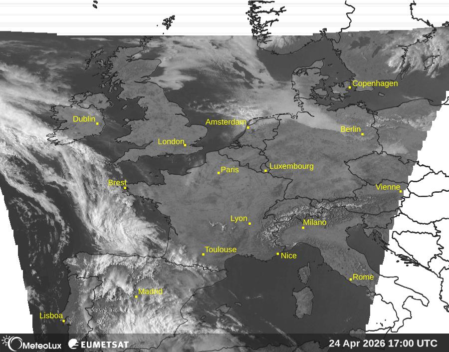 Wiedergabe von visuellen Satellitenbildern