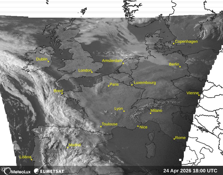 Wiedergabe von visuellen Satellitenbildern