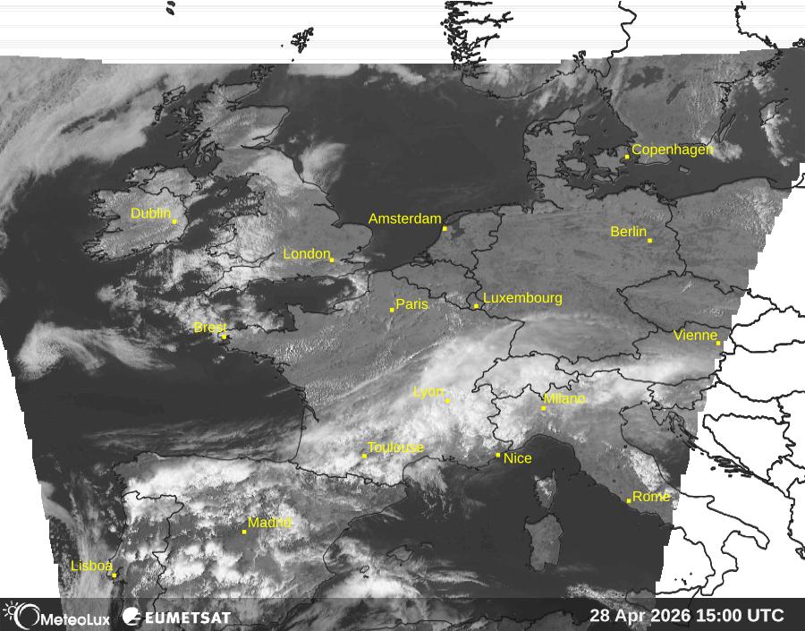 Wiedergabe von visuellen Satellitenbildern