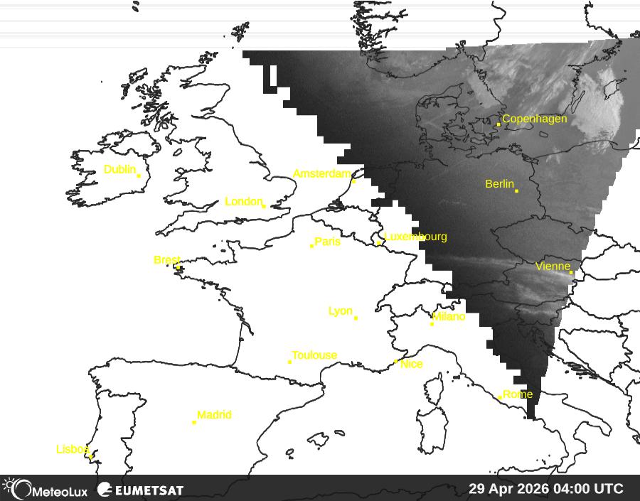 Wiedergabe von visuellen Satellitenbildern