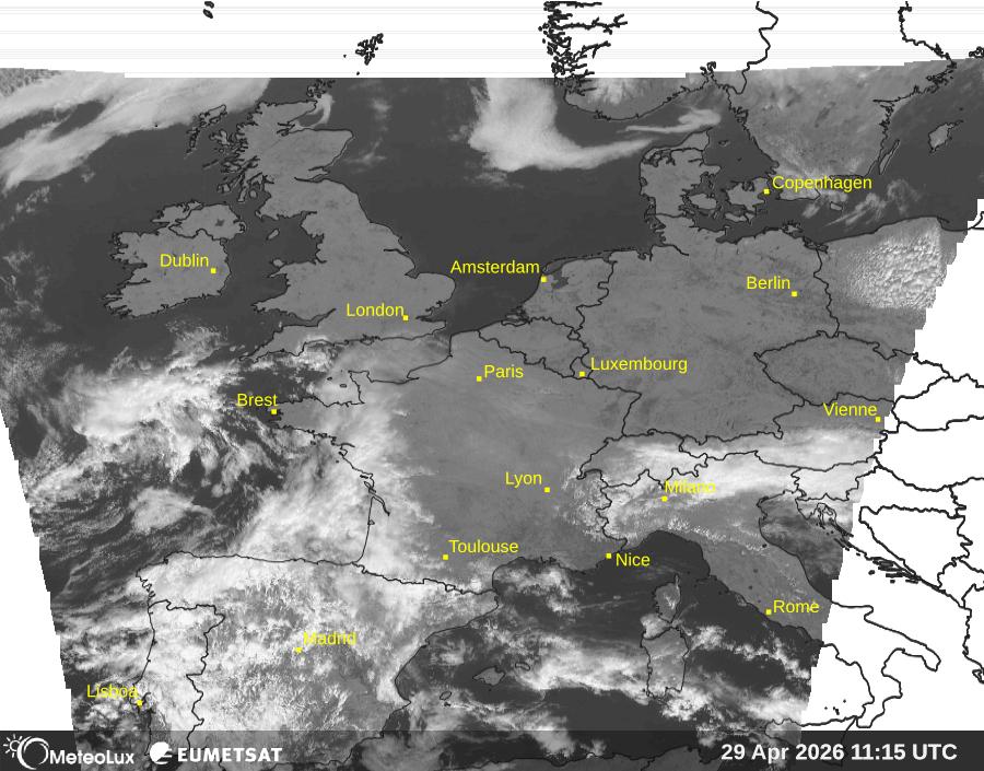 Wiedergabe von visuellen Satellitenbildern
