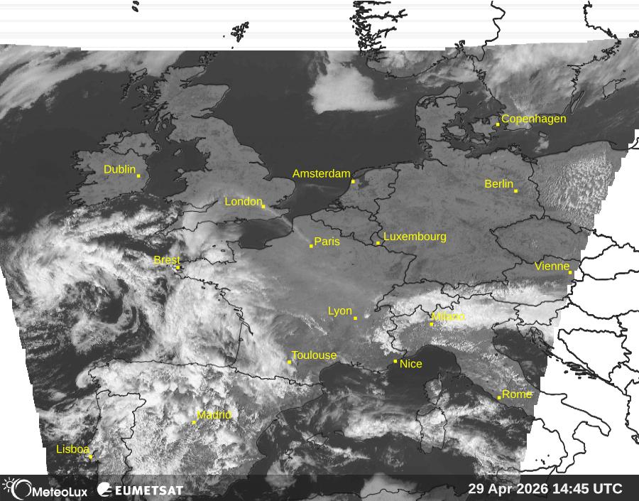Wiedergabe von visuellen Satellitenbildern