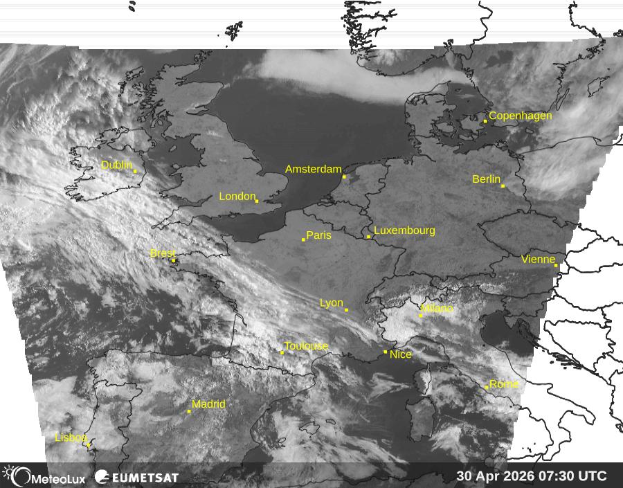 Wiedergabe von visuellen Satellitenbildern