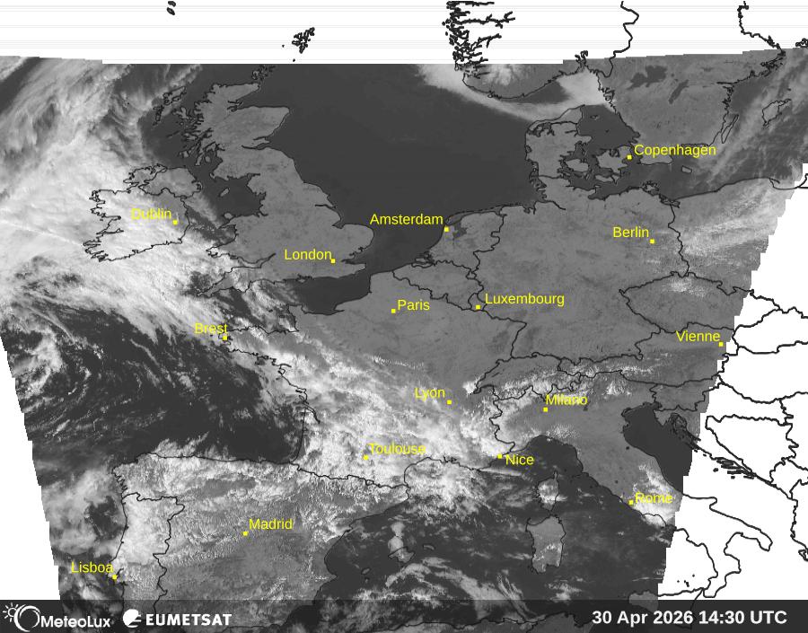 Wiedergabe von visuellen Satellitenbildern