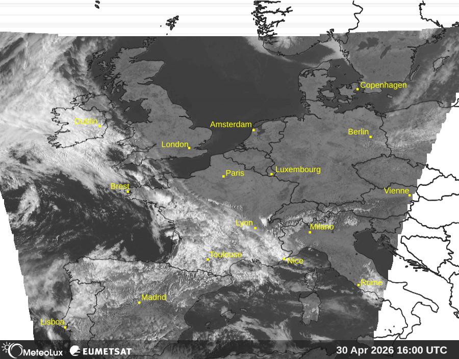 Wiedergabe von visuellen Satellitenbildern