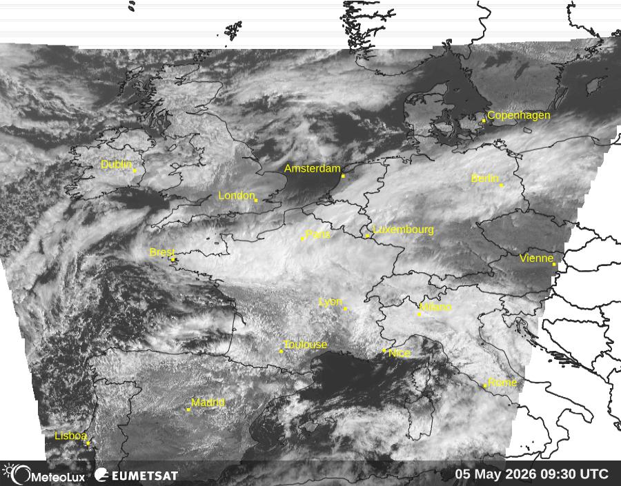 Wiedergabe von visuellen Satellitenbildern