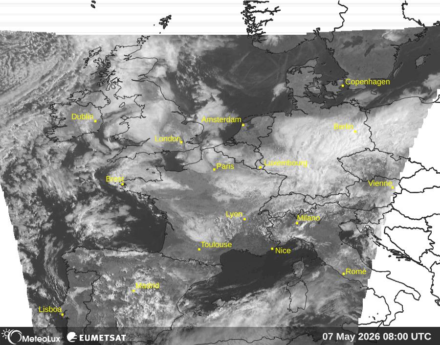 Wiedergabe von visuellen Satellitenbildern