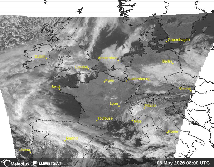 Wiedergabe von visuellen Satellitenbildern