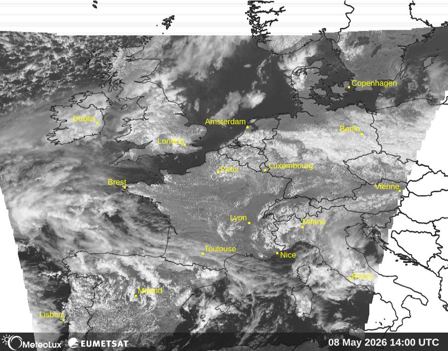 Wiedergabe von visuellen Satellitenbildern