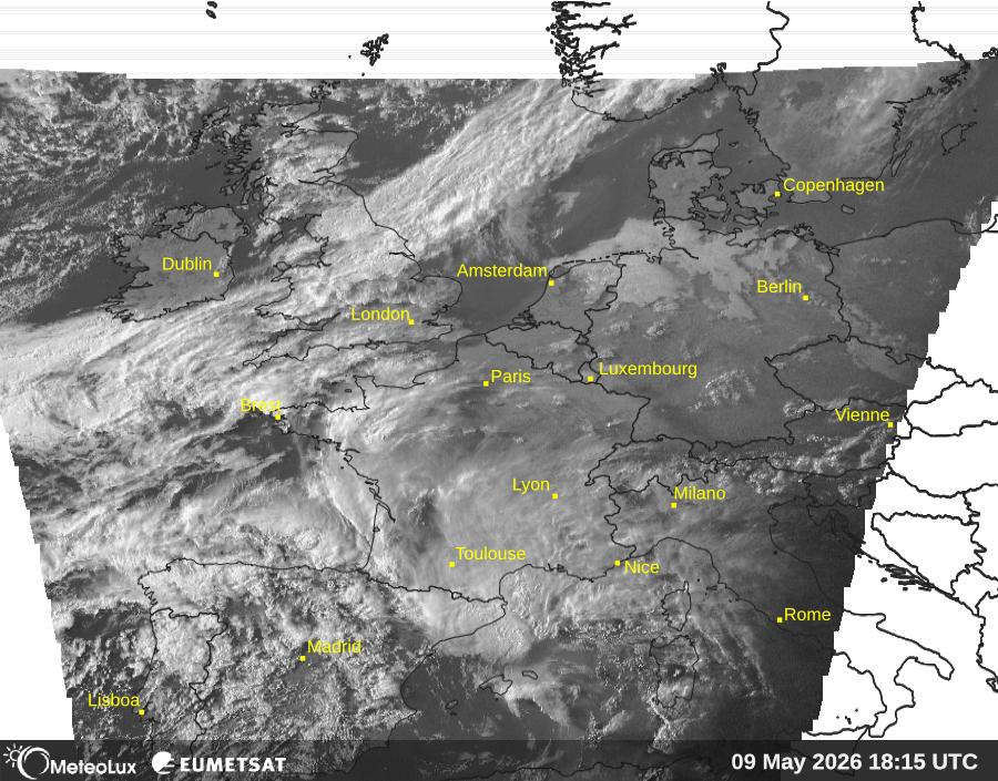 Wiedergabe von visuellen Satellitenbildern