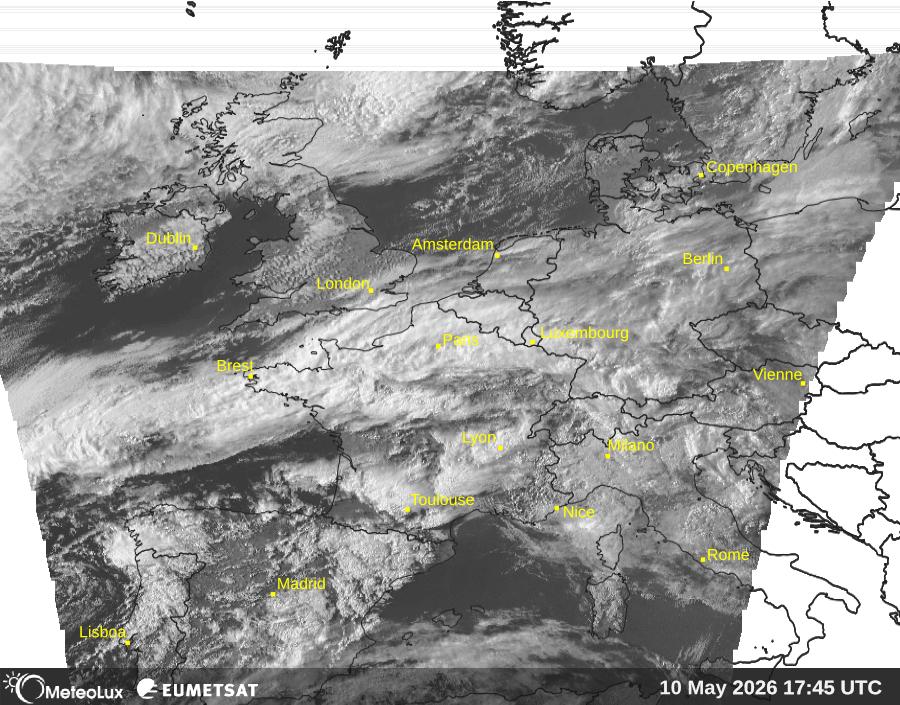 Wiedergabe von visuellen Satellitenbildern