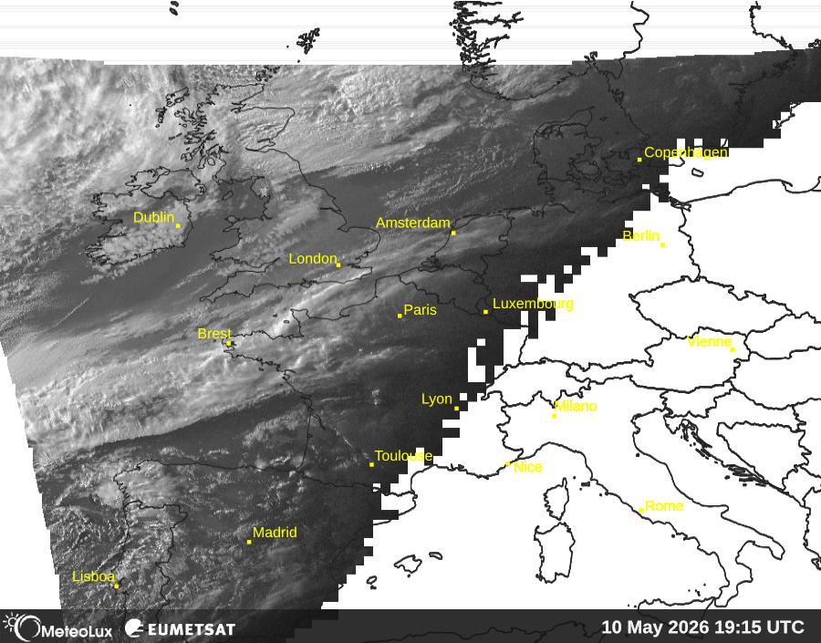 Wiedergabe von visuellen Satellitenbildern