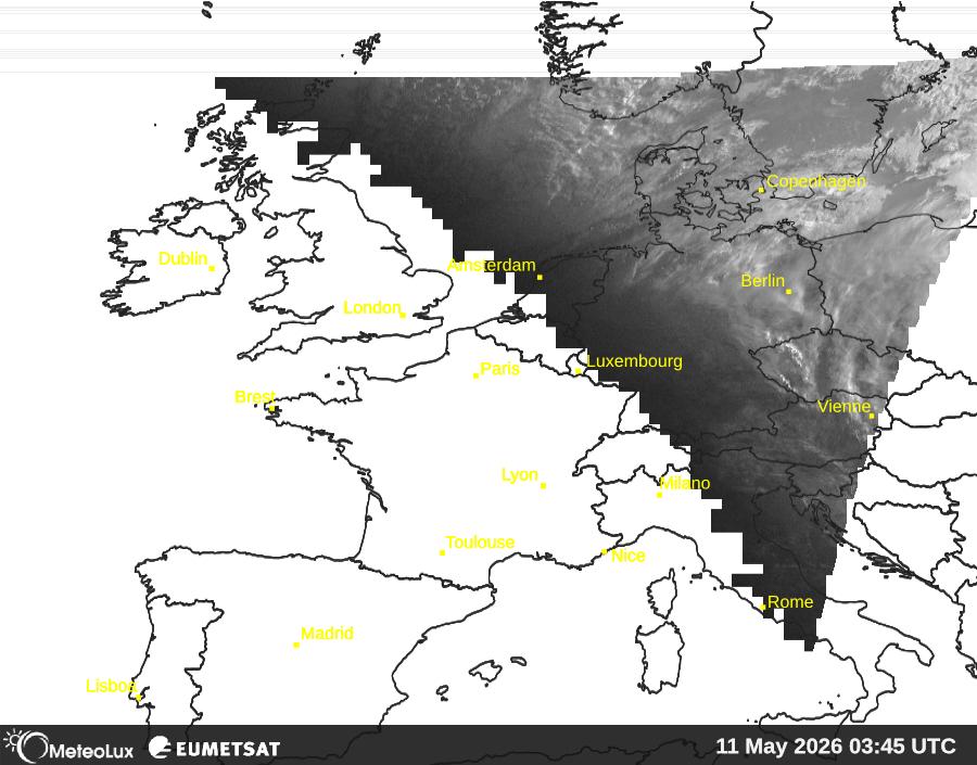 Wiedergabe von visuellen Satellitenbildern