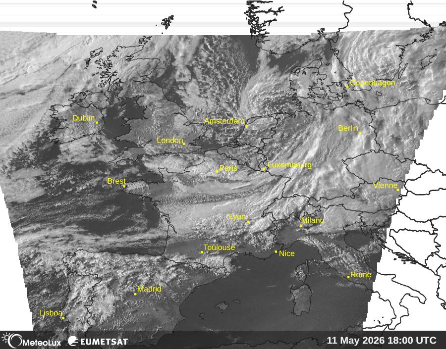 Wiedergabe von visuellen Satellitenbildern