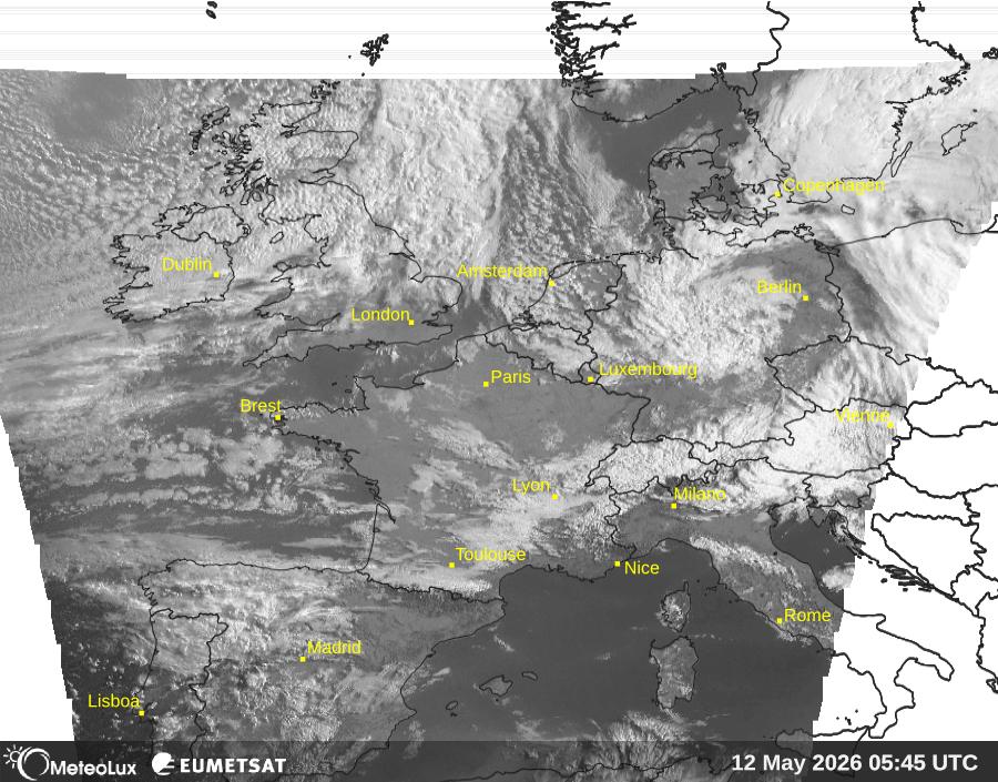 Wiedergabe von visuellen Satellitenbildern