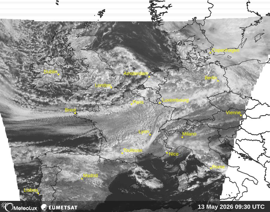 Wiedergabe von visuellen Satellitenbildern
