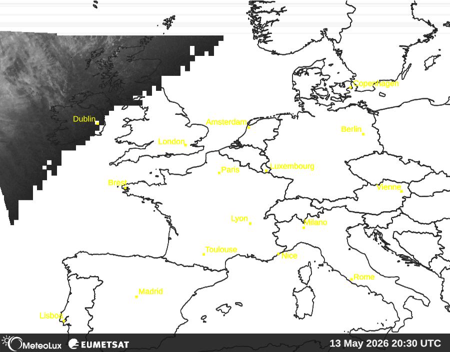 Wiedergabe von visuellen Satellitenbildern