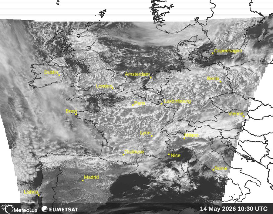 Wiedergabe von visuellen Satellitenbildern