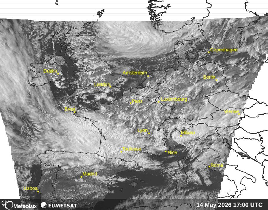 Wiedergabe von visuellen Satellitenbildern