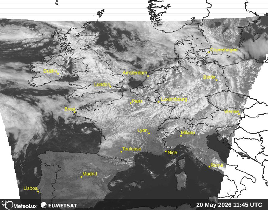 Wiedergabe von visuellen Satellitenbildern