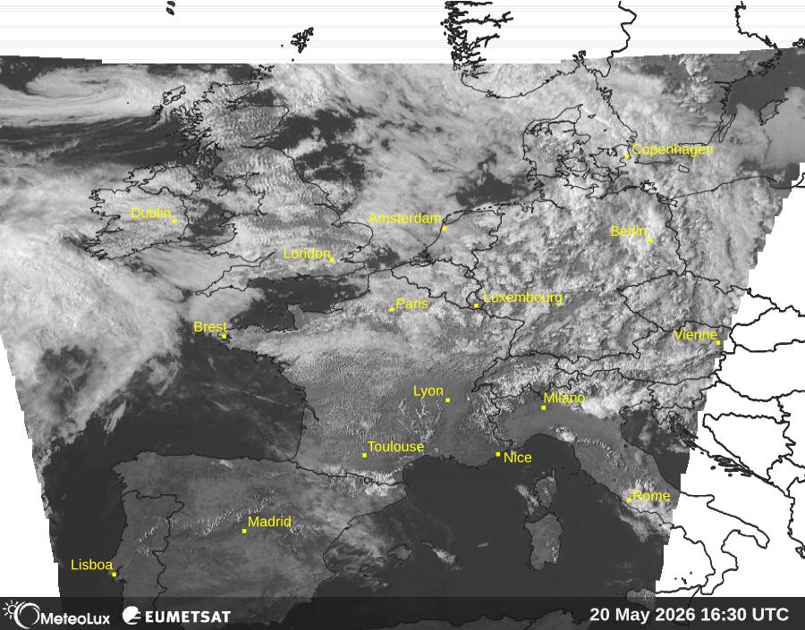 Wiedergabe von visuellen Satellitenbildern