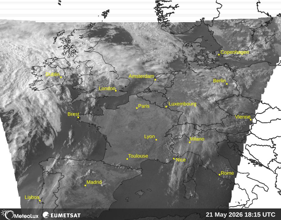 Wiedergabe von visuellen Satellitenbildern