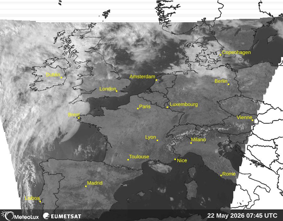 Wiedergabe von visuellen Satellitenbildern