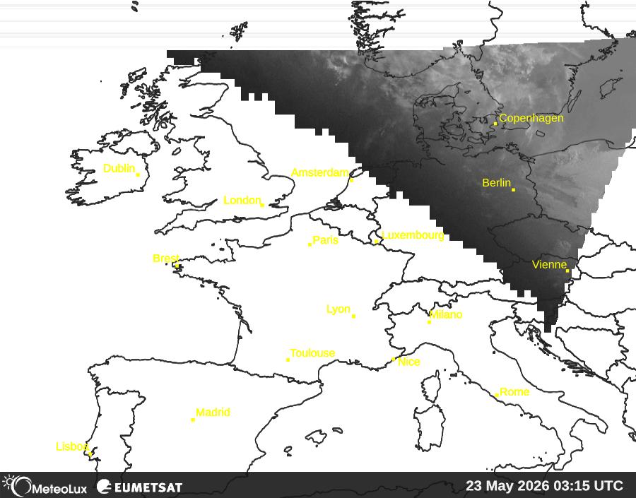 Wiedergabe von visuellen Satellitenbildern