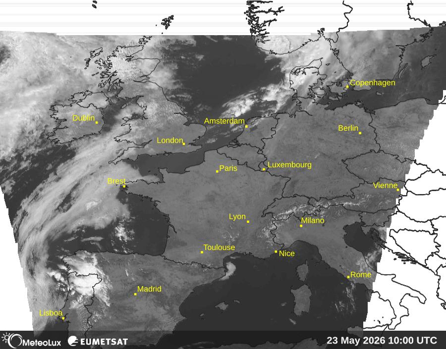 Wiedergabe von visuellen Satellitenbildern