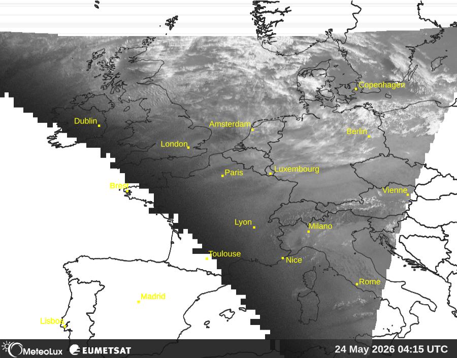 Wiedergabe von visuellen Satellitenbildern
