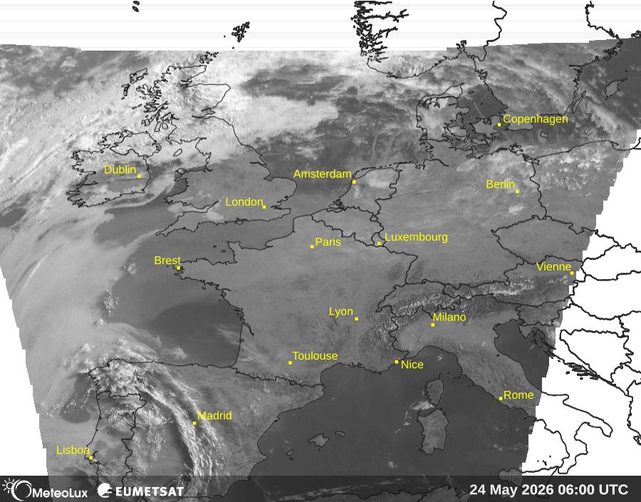 Wiedergabe von visuellen Satellitenbildern