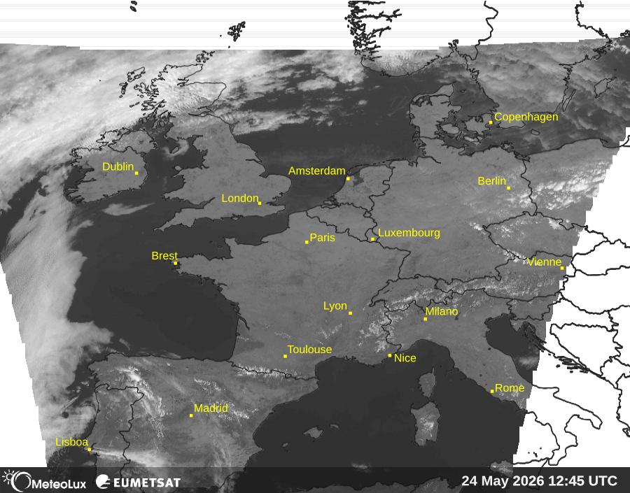 Wiedergabe von visuellen Satellitenbildern