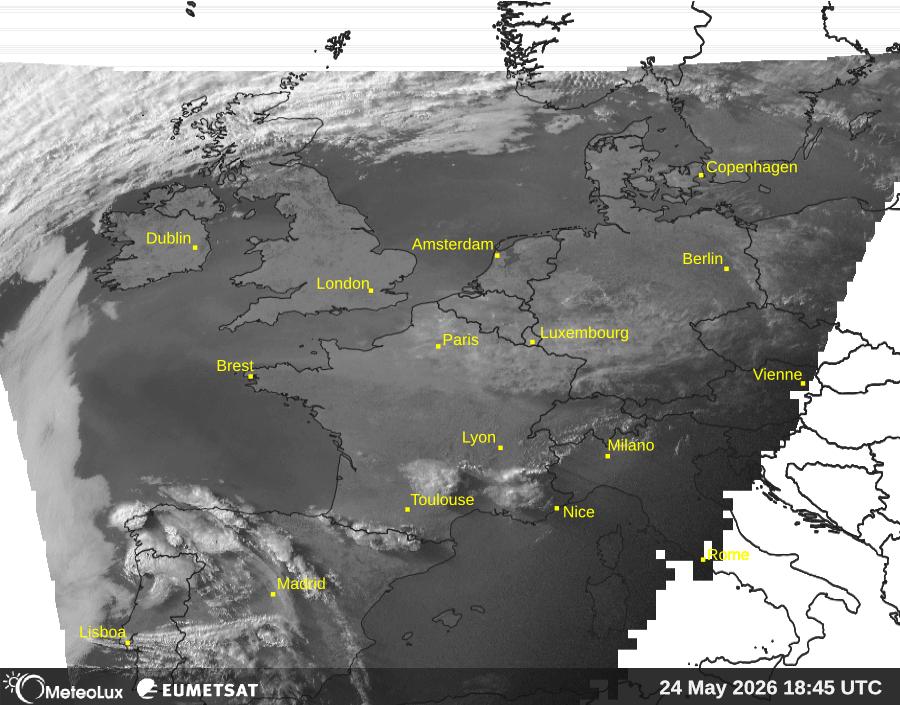 Wiedergabe von visuellen Satellitenbildern
