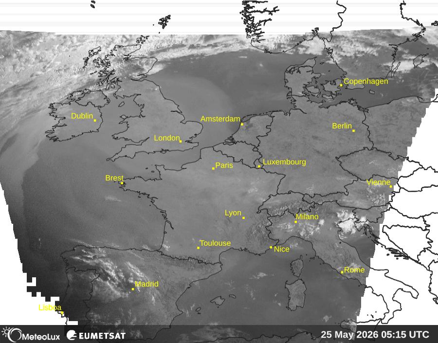 Wiedergabe von visuellen Satellitenbildern