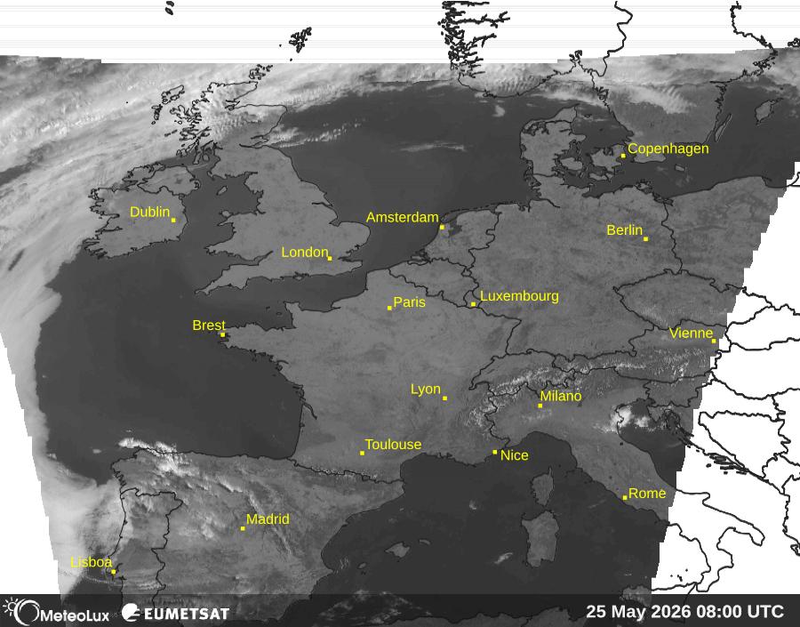 Wiedergabe von visuellen Satellitenbildern