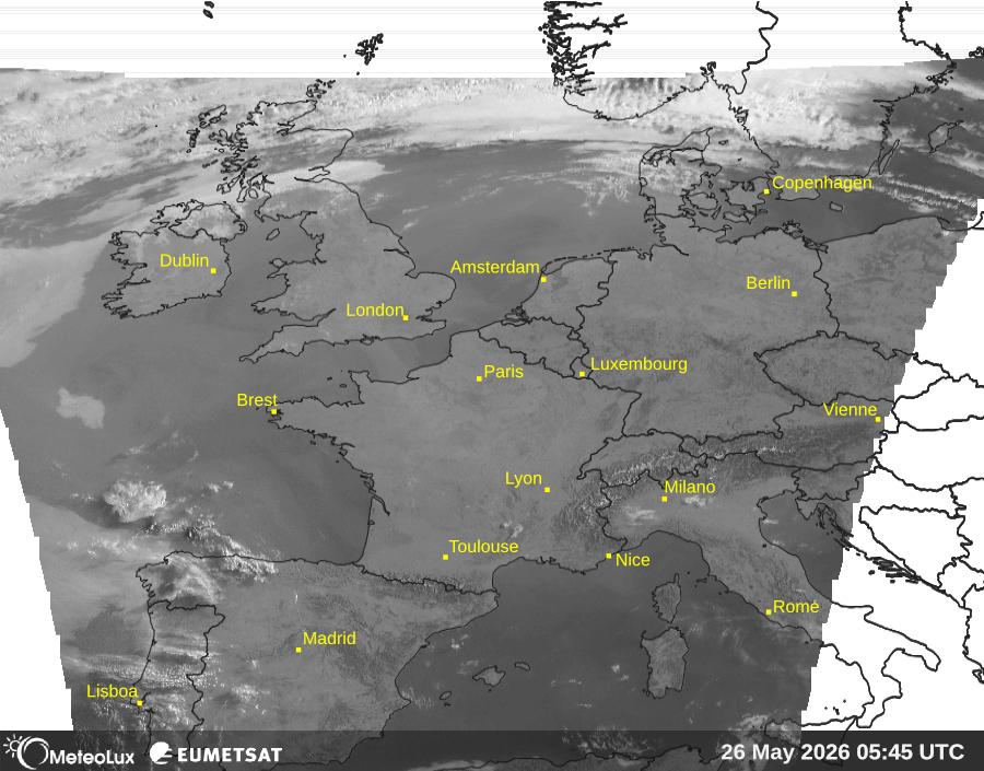 Wiedergabe von visuellen Satellitenbildern