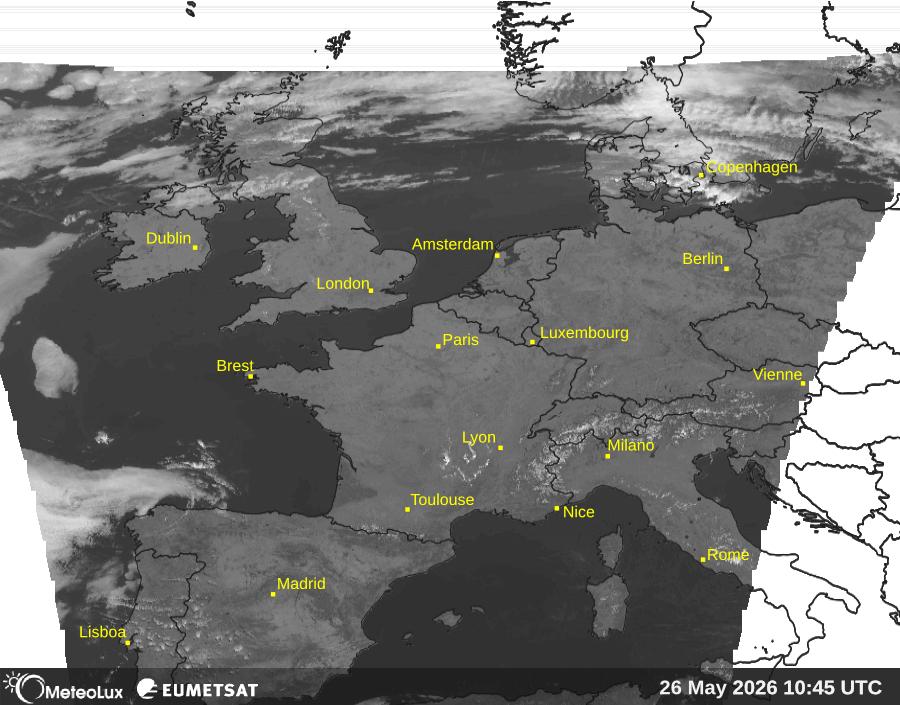 Wiedergabe von visuellen Satellitenbildern