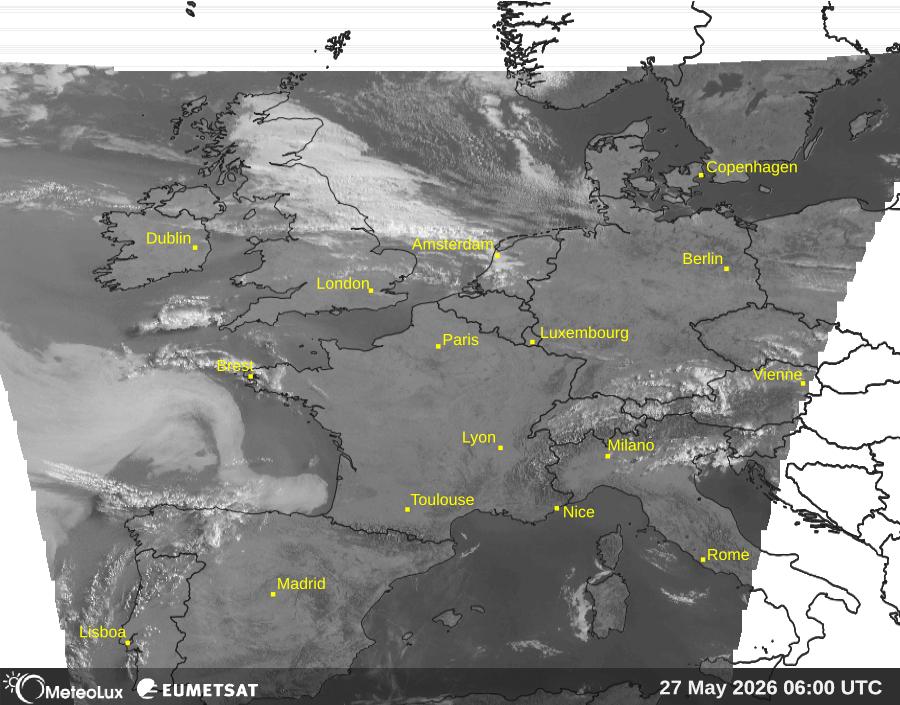 Wiedergabe von visuellen Satellitenbildern
