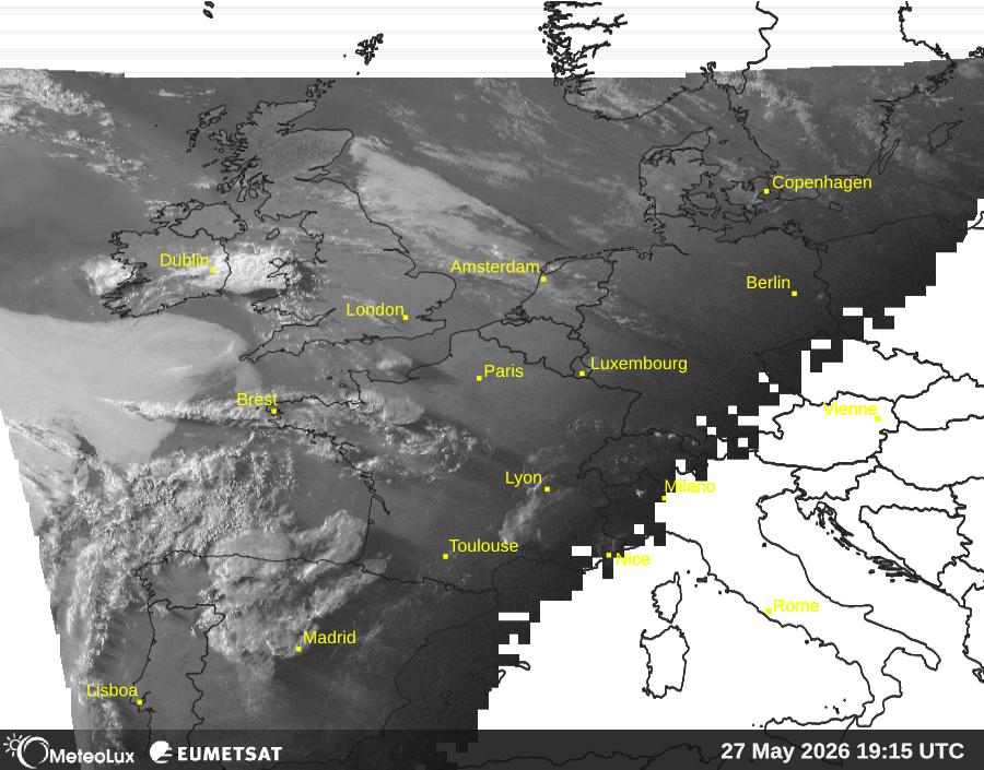 Wiedergabe von visuellen Satellitenbildern