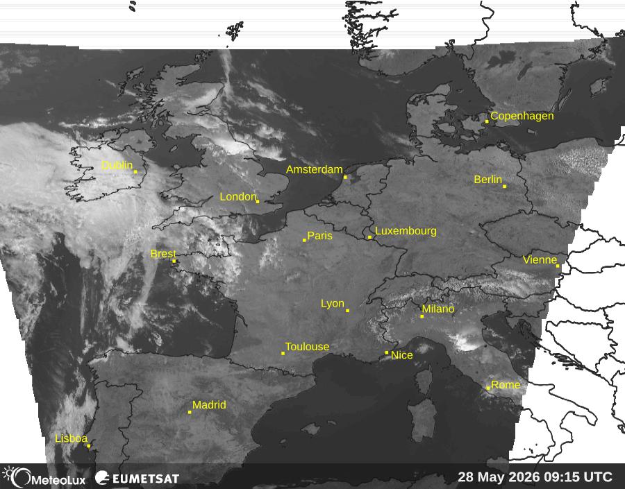 Wiedergabe von visuellen Satellitenbildern