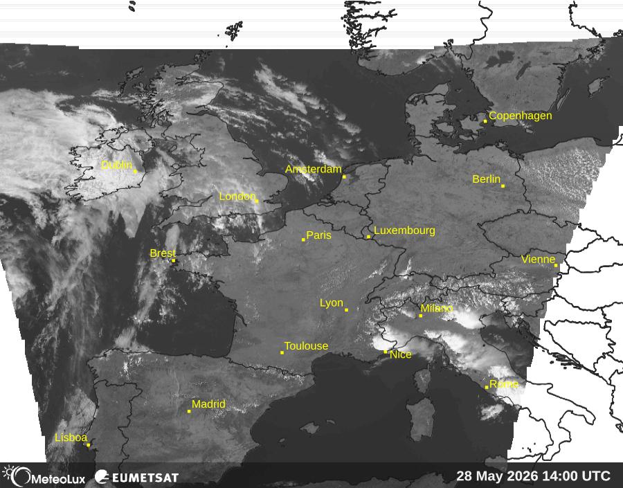 Wiedergabe von visuellen Satellitenbildern