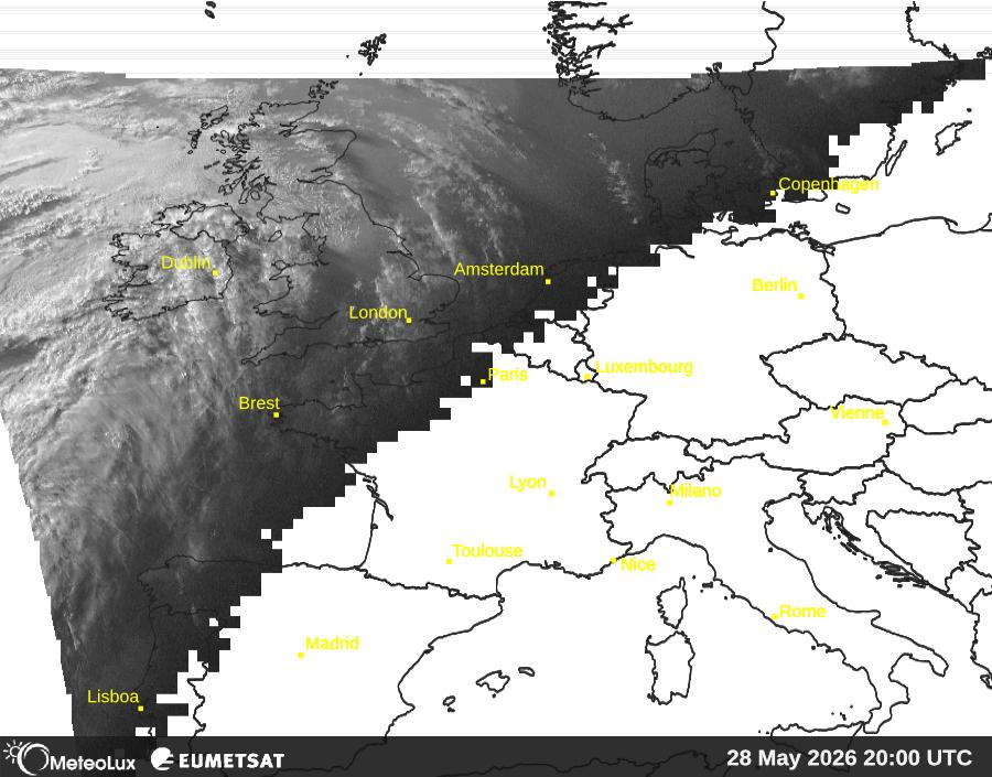 Wiedergabe von visuellen Satellitenbildern