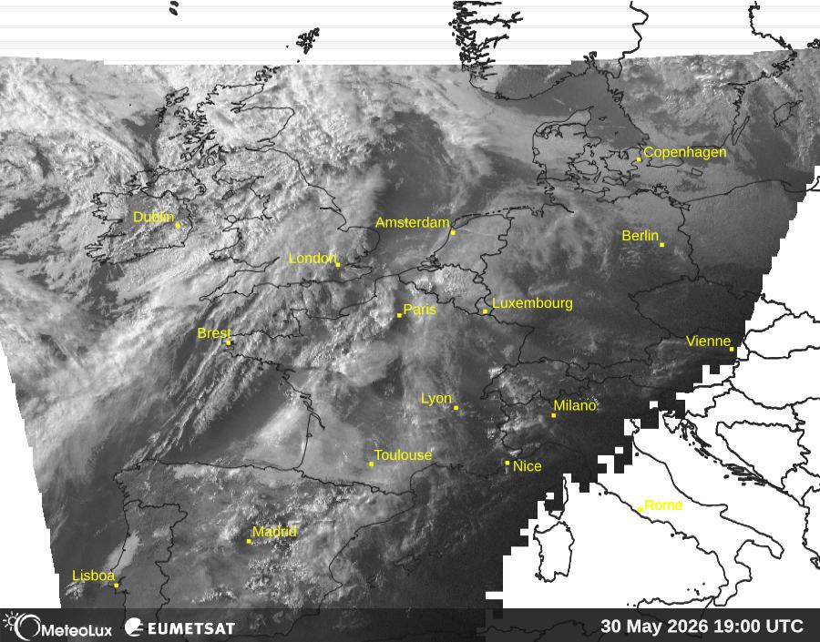 Wiedergabe von visuellen Satellitenbildern