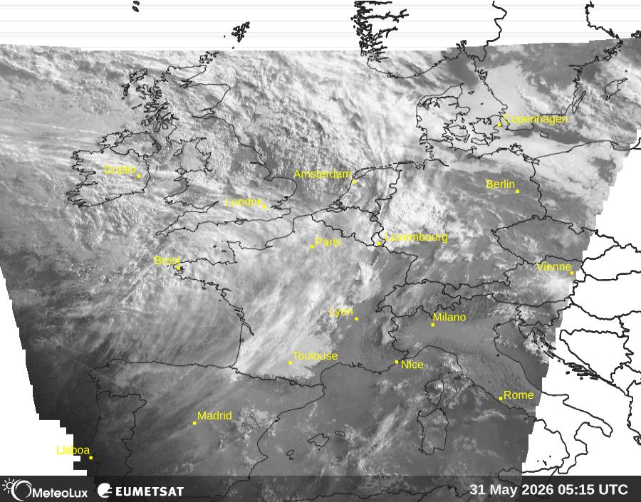 Wiedergabe von visuellen Satellitenbildern