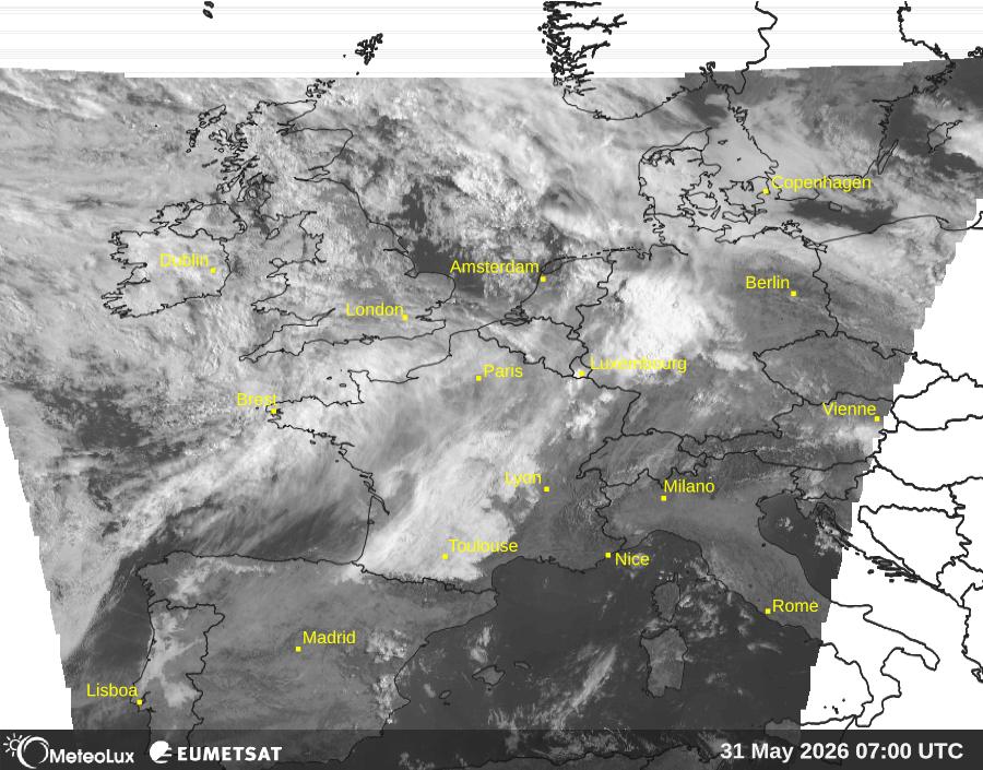 Wiedergabe von visuellen Satellitenbildern